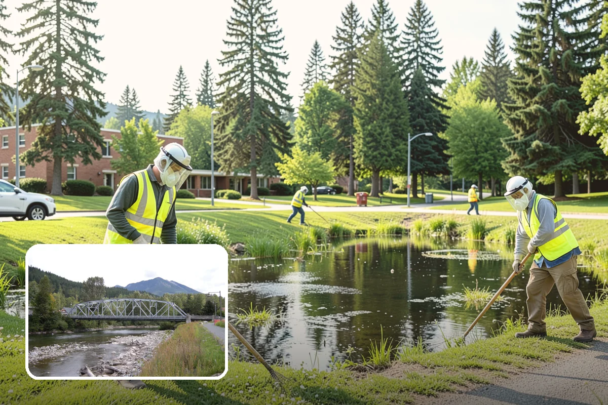 Water Quality Vault Cleaning in Skykomish, King County, WA - Confined-space work performed under OSHA-compliant protocols