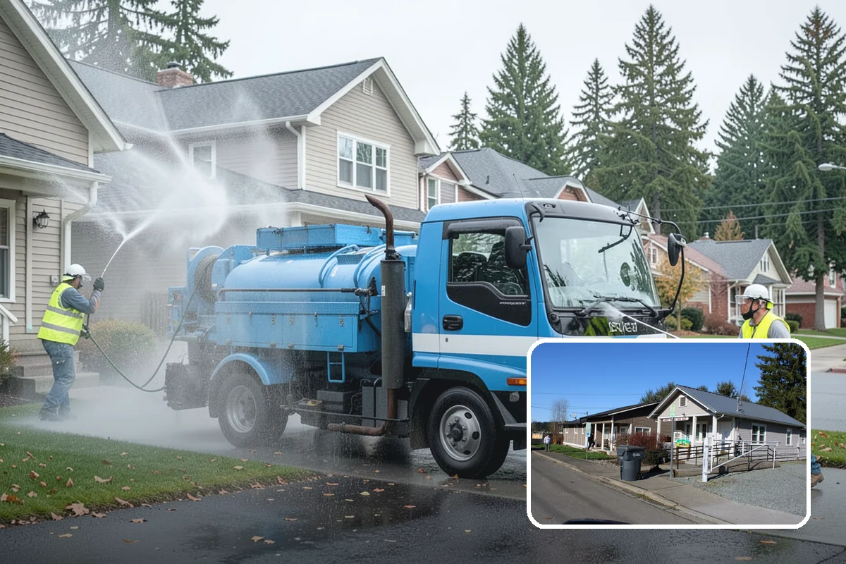 Water Quality Vault Cleaning in South Prairie, Pierce County, WA - Confined-space work performed under OSHA-compliant protocols