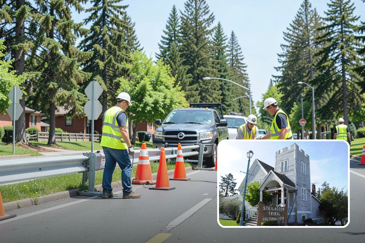 Water Quality Vault Cleaning in Steilacoom, Pierce County, WA - Confined-space work performed under OSHA-compliant protocols