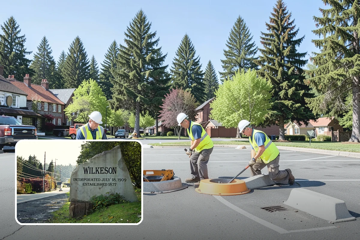 Water Quality Vault Cleaning in Wilkeson, Pierce County, WA - Confined-space work performed under OSHA-compliant protocols