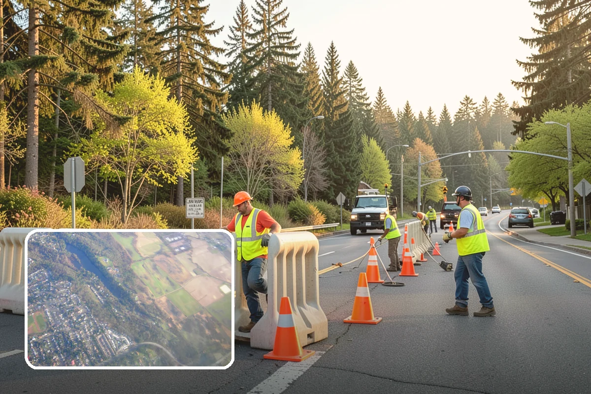 Wayfinding Signs in Algona, King County, WA - Improves visitor navigation to civic and commercial destinations