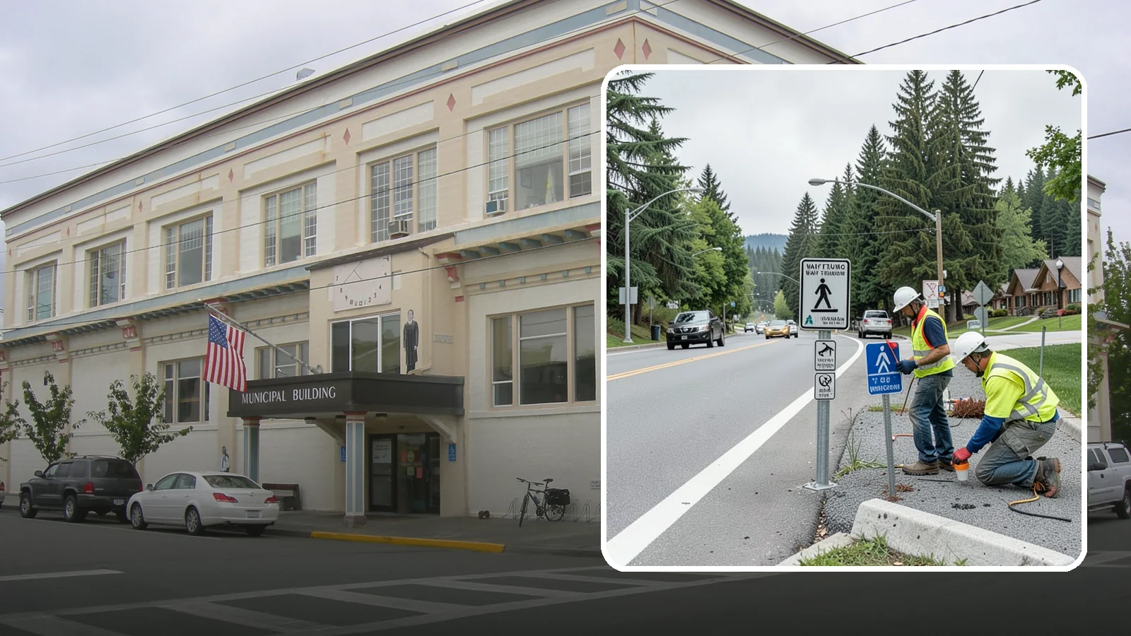 Wayfinding Signs in Anacortes, Skagit County, WA - We install pedestrian and vehicular wayfinding signage that guides visitors to civic destinations and districts.
