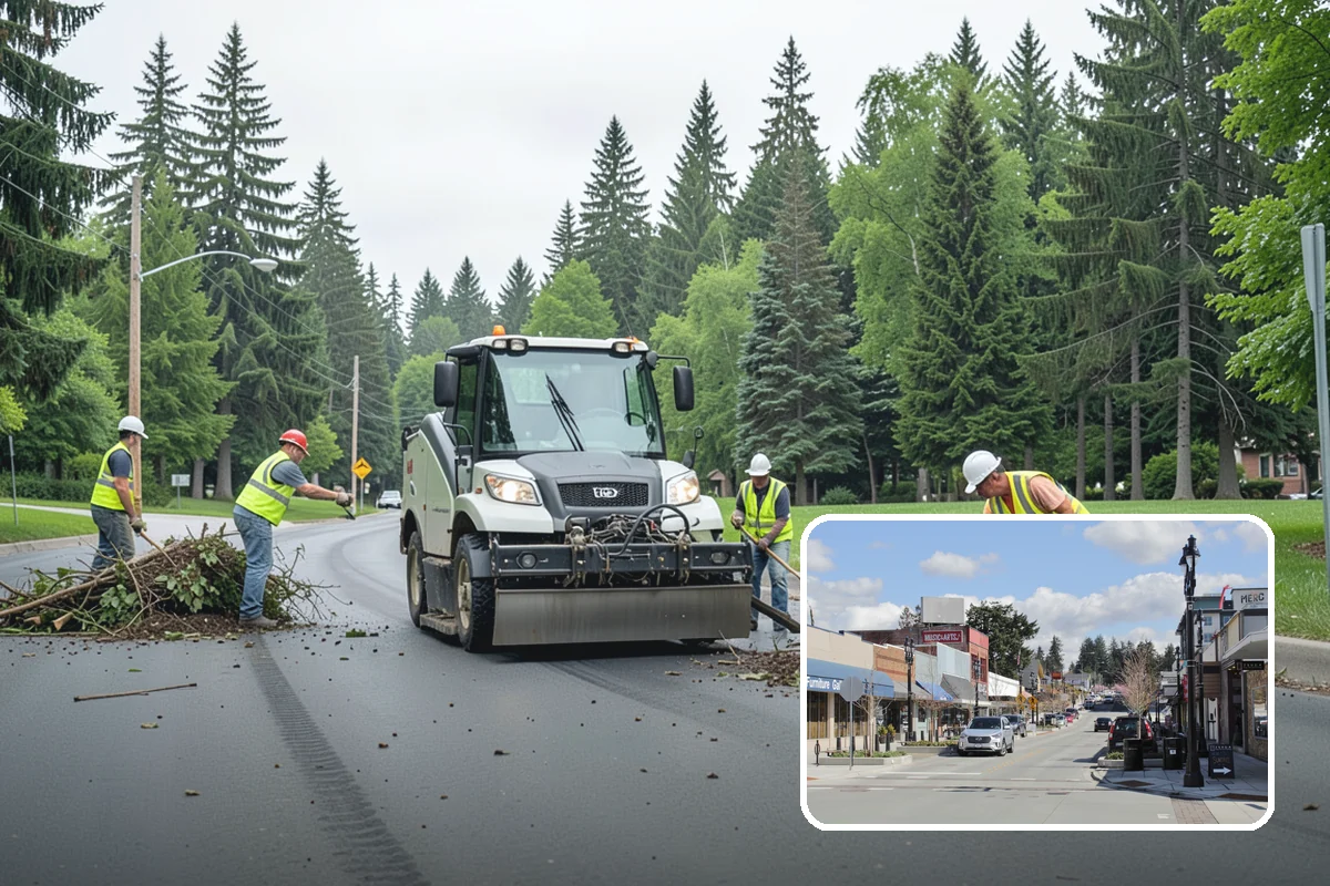 Wayfinding Signs in Bothell, King County, WA - Improves visitor navigation to civic and commercial destinations