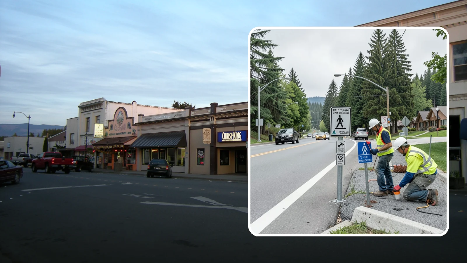 Wayfinding Signs in Burlington, Skagit County, WA - We install pedestrian and vehicular wayfinding signage that guides visitors to civic destinations and districts.