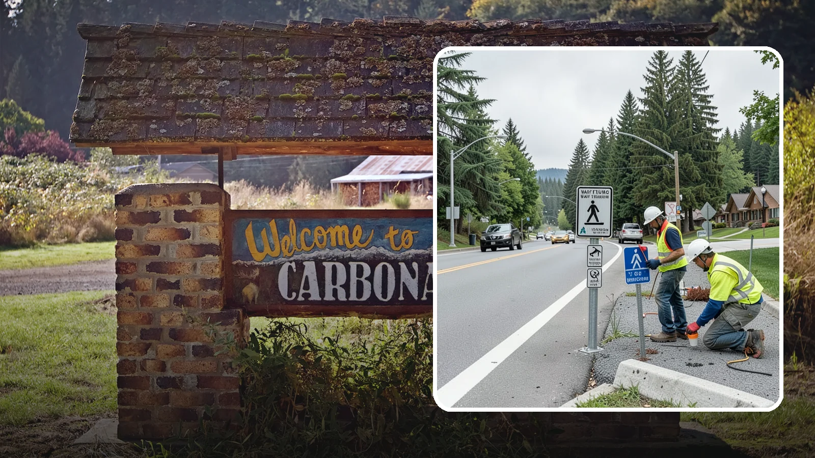 Wayfinding Signs in Carbonado, Pierce County, WA - We install pedestrian and vehicular wayfinding signage that guides visitors to civic destinations and districts.