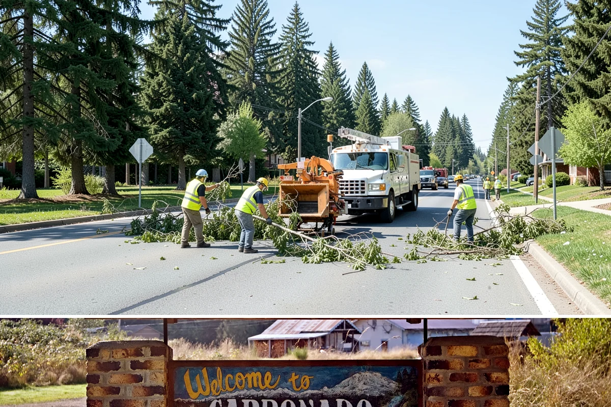Wayfinding Signs in Carbonado, Pierce County, WA - Urban wayfinding installs run year-round, with downtown work often scheduled outside peak retail and event seasons to limit...