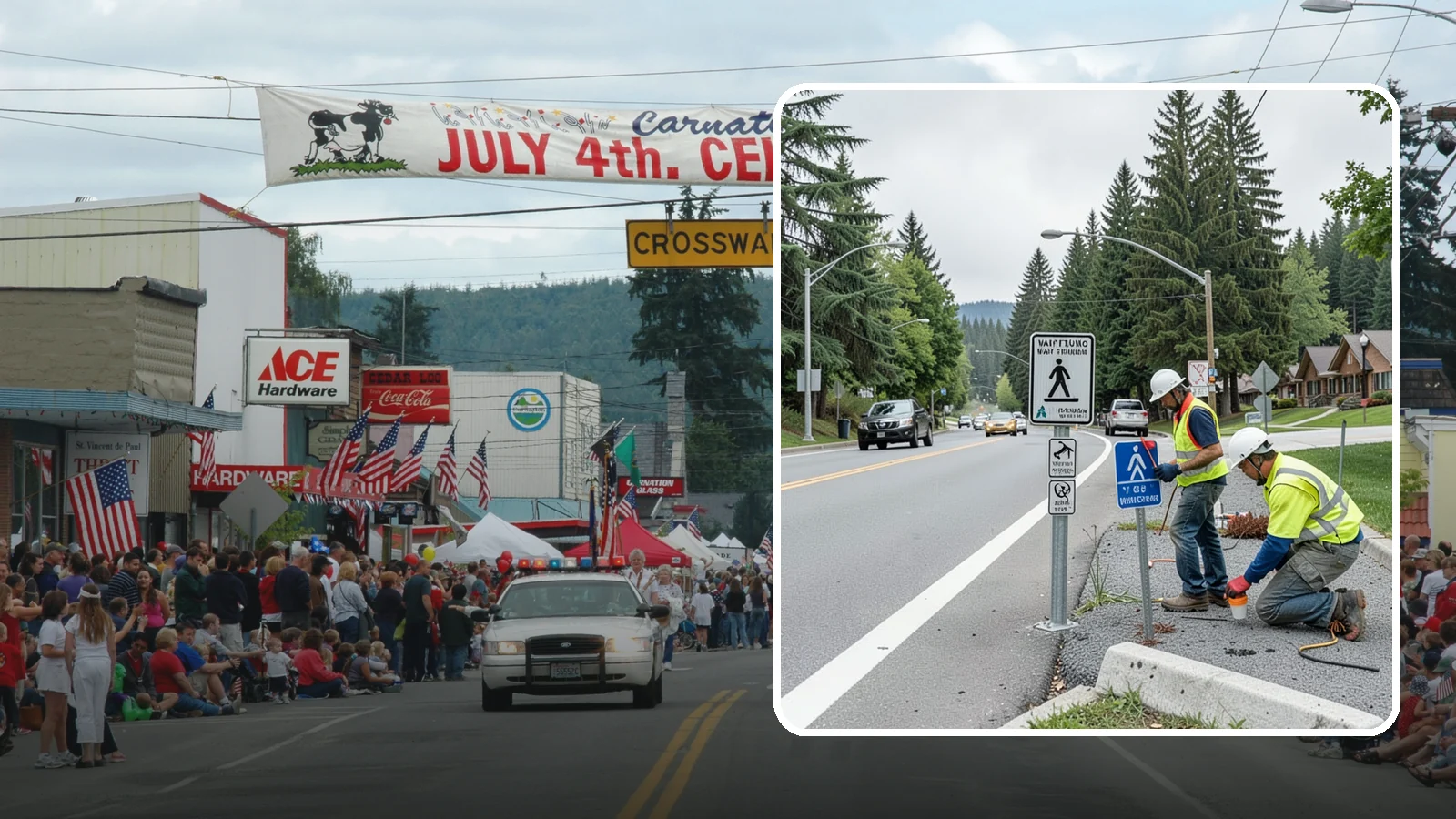Wayfinding Signs in Carnation, King County, WA - We install pedestrian and vehicular wayfinding signage that guides visitors to civic destinations and districts.