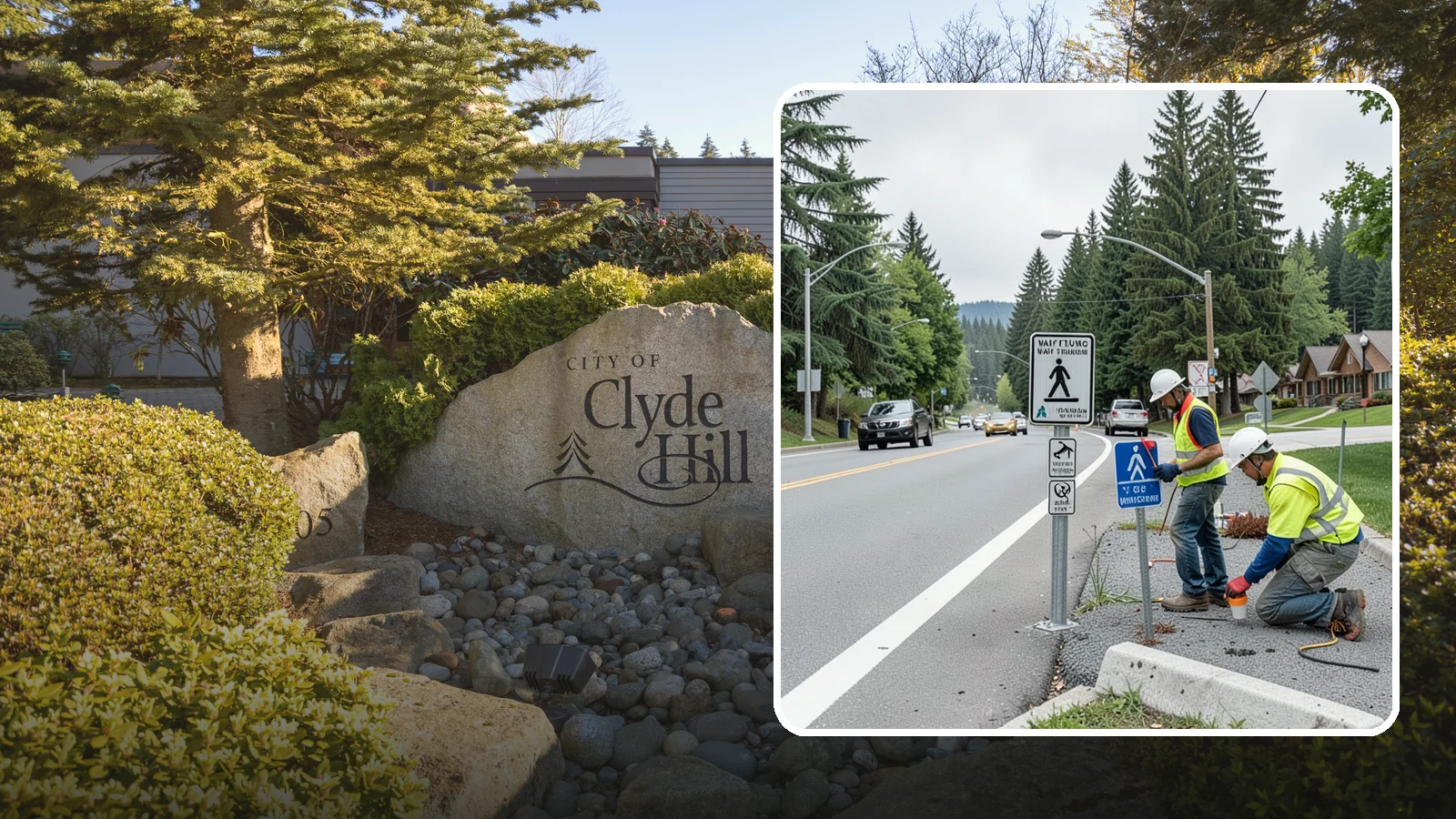 Wayfinding Signs in Clyde Hill, King County, WA - We install pedestrian and vehicular wayfinding signage that guides visitors to civic destinations and districts.