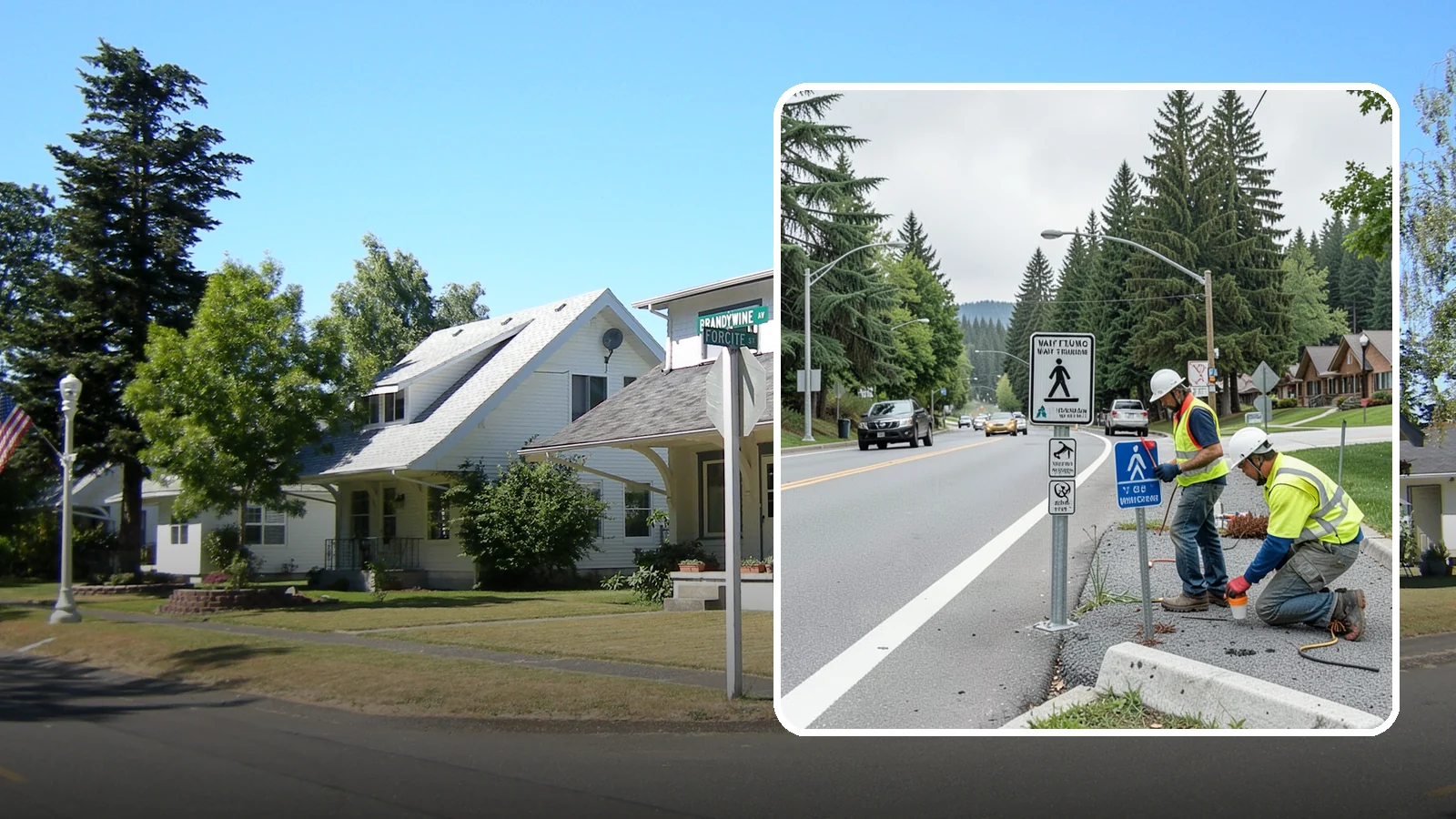 Wayfinding Signs in DuPont, Pierce County, WA - We install pedestrian and vehicular wayfinding signage that guides visitors to civic destinations and districts.