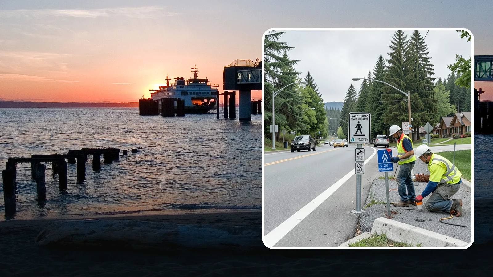 Wayfinding Signs in Edmonds, Snohomish County, WA - We install pedestrian and vehicular wayfinding signage that guides visitors to civic destinations and districts.