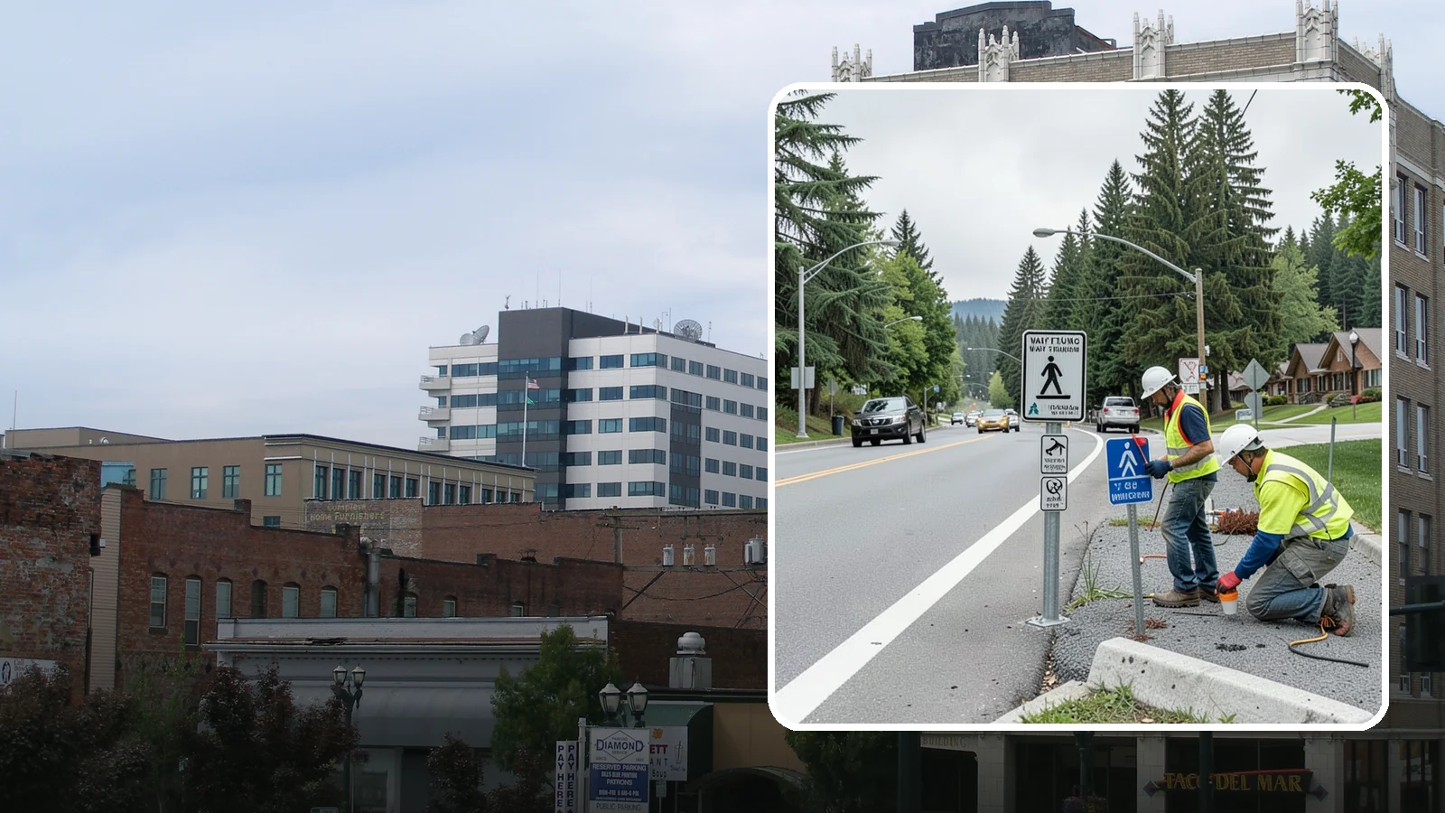 Wayfinding Signs in Everett, Snohomish County, WA - We install pedestrian and vehicular wayfinding signage that guides visitors to civic destinations and districts.