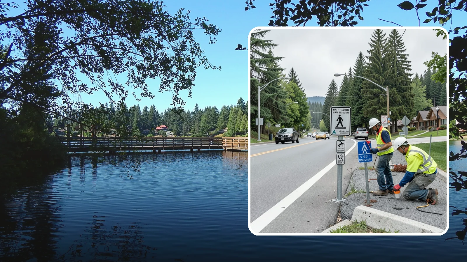 Wayfinding Signs in Federal Way, King County, WA - We install pedestrian and vehicular wayfinding signage that guides visitors to civic destinations and districts.