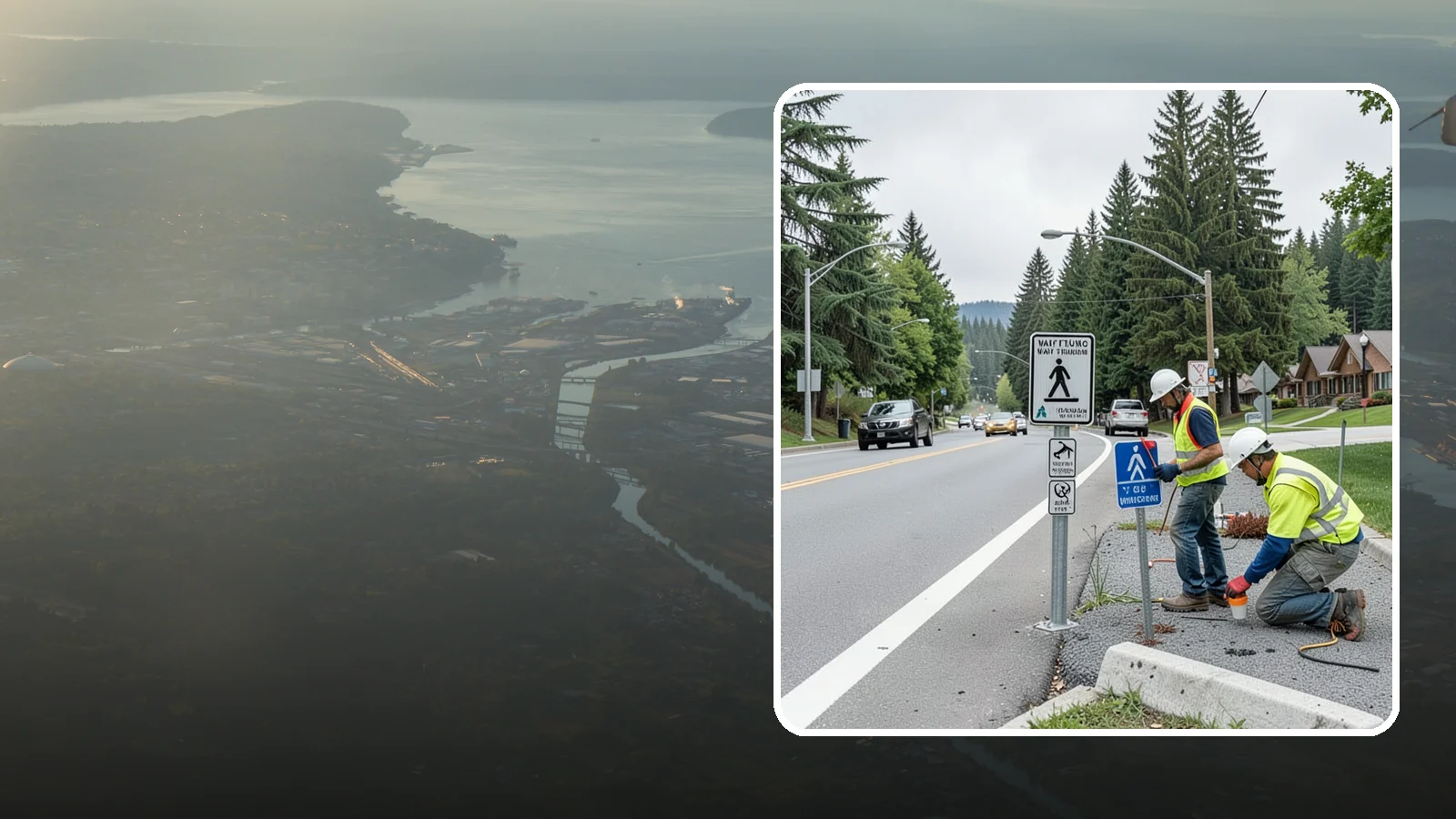 Wayfinding Signs in Fife, Pierce County, WA - We install pedestrian and vehicular wayfinding signage that guides visitors to civic destinations and districts.