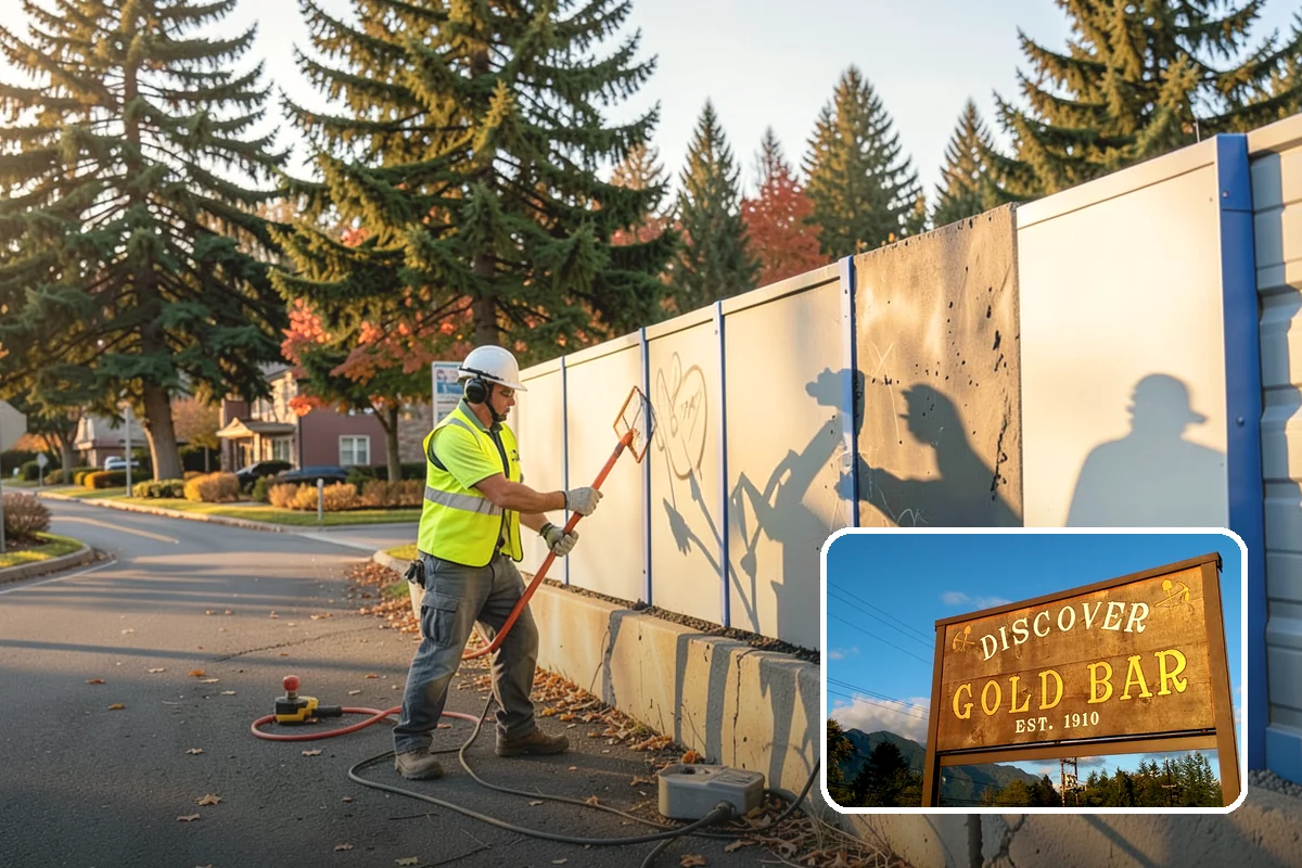 Wayfinding Signs in Gold Bar, Snohomish County, WA - Improves visitor navigation to civic and commercial destinations