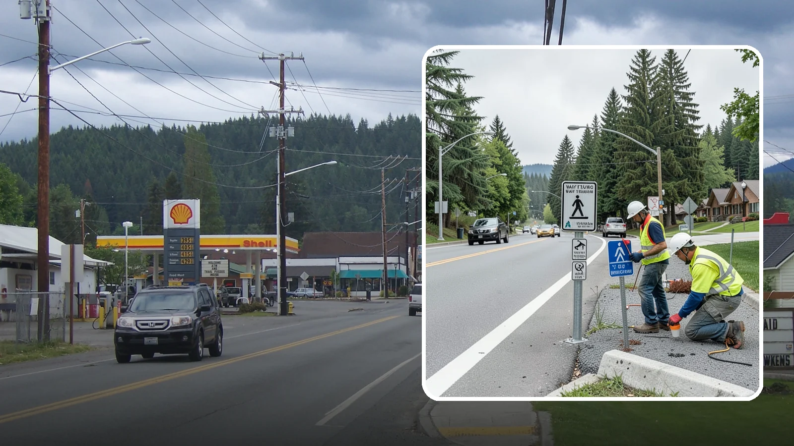 Wayfinding Signs in Granite Falls, Snohomish County, WA - We install pedestrian and vehicular wayfinding signage that guides visitors to civic destinations and districts.