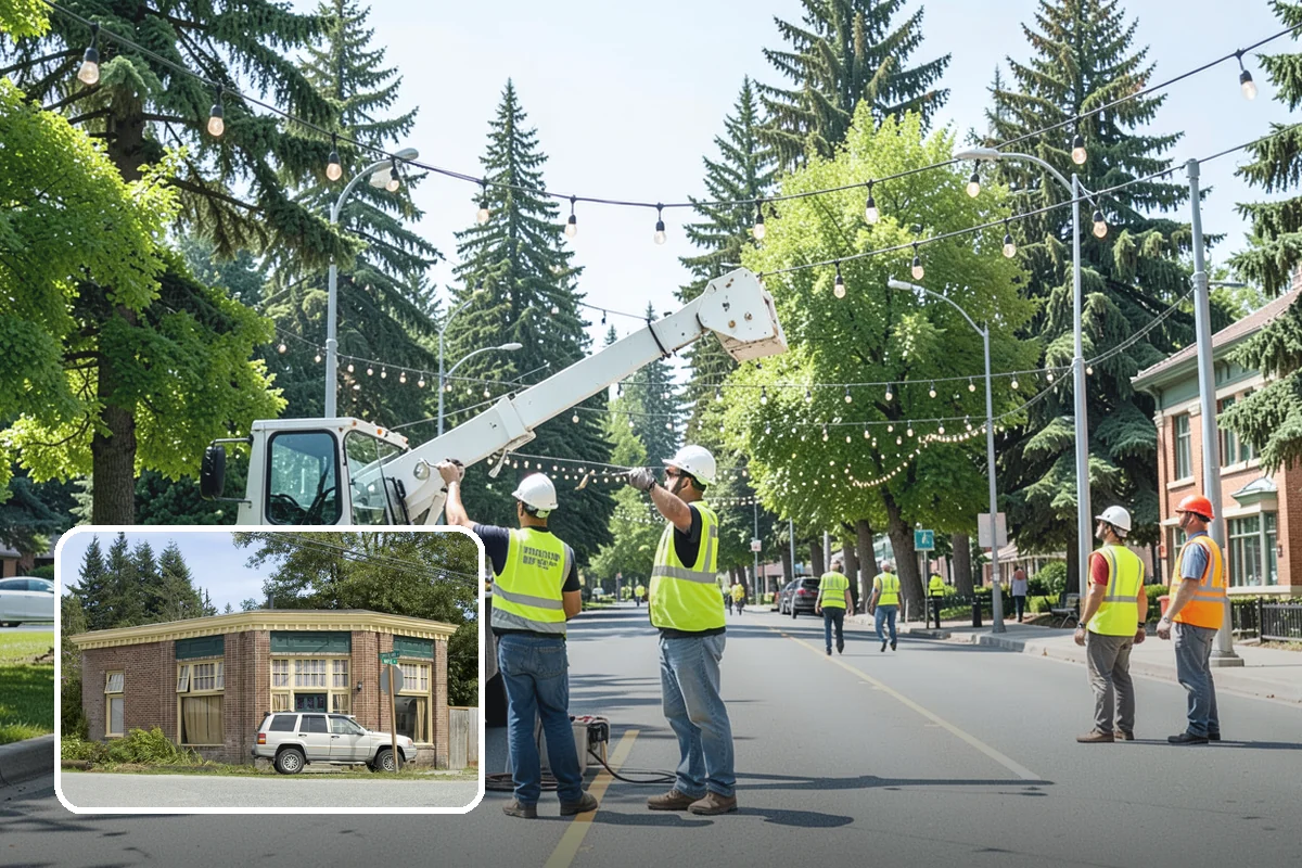 Wayfinding Signs in Hamilton, Skagit County, WA - Improves visitor navigation to civic and commercial destinations