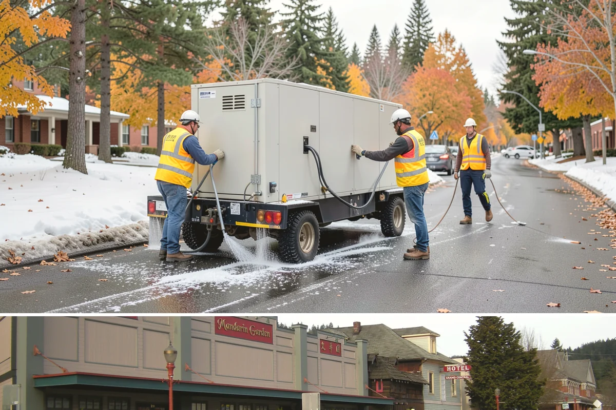 Wayfinding Signs in Issaquah, King County, WA - Urban wayfinding installs run year-round, with downtown work often scheduled outside peak retail and event seasons to limit...