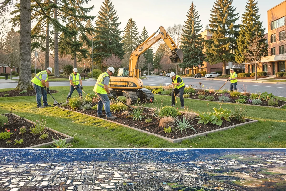 Wayfinding Signs in Kent, King County, WA - Urban wayfinding installs run year-round, with downtown work often scheduled outside peak retail and event seasons to limit...