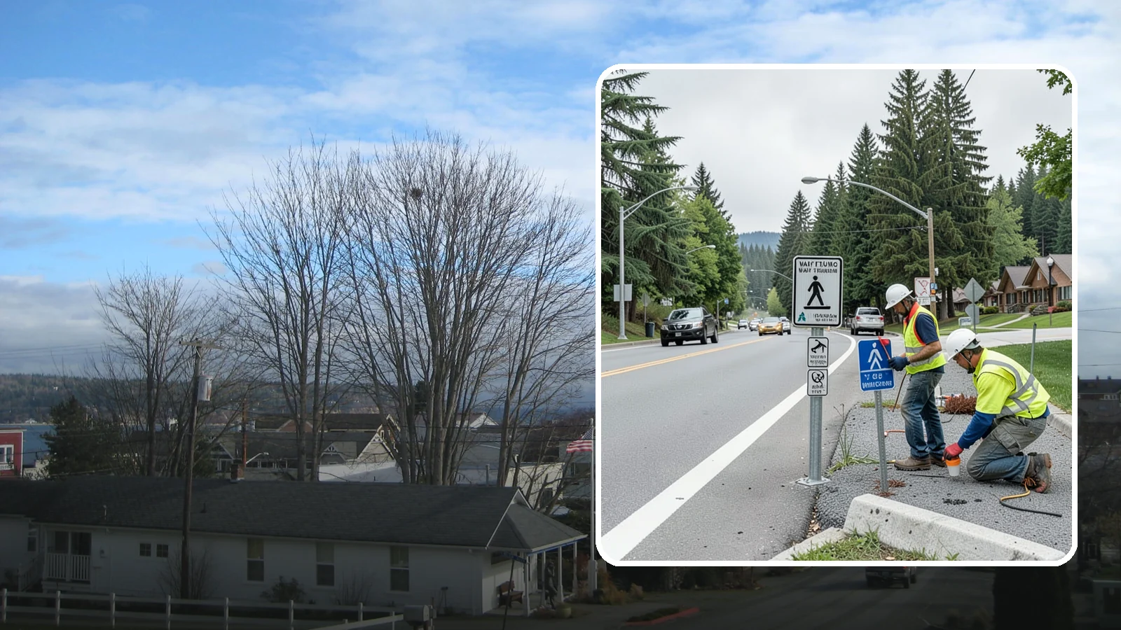 Wayfinding Signs in Langley, Island County, WA - We install pedestrian and vehicular wayfinding signage that guides visitors to civic destinations and districts.