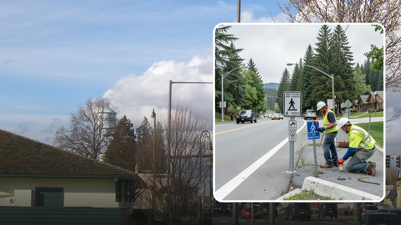 Wayfinding Signs in Marysville, Snohomish County, WA - We install pedestrian and vehicular wayfinding signage that guides visitors to civic destinations and districts.