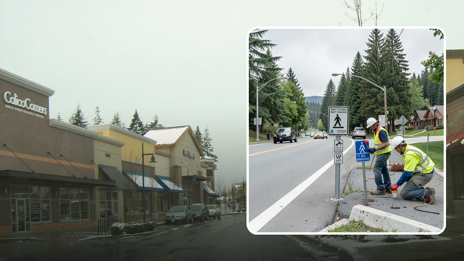 Wayfinding Signs in Mill Creek, Snohomish County, WA - We install pedestrian and vehicular wayfinding signage that guides visitors to civic destinations and districts.