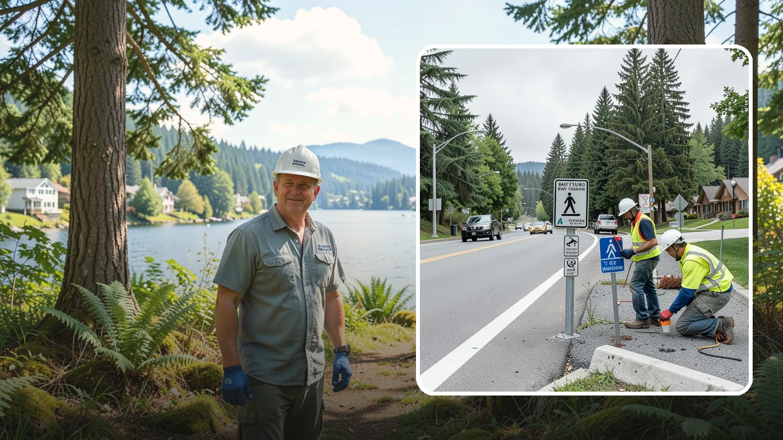 Wayfinding Signs in Milton, King County, WA - We install pedestrian and vehicular wayfinding signage that guides visitors to civic destinations and districts.