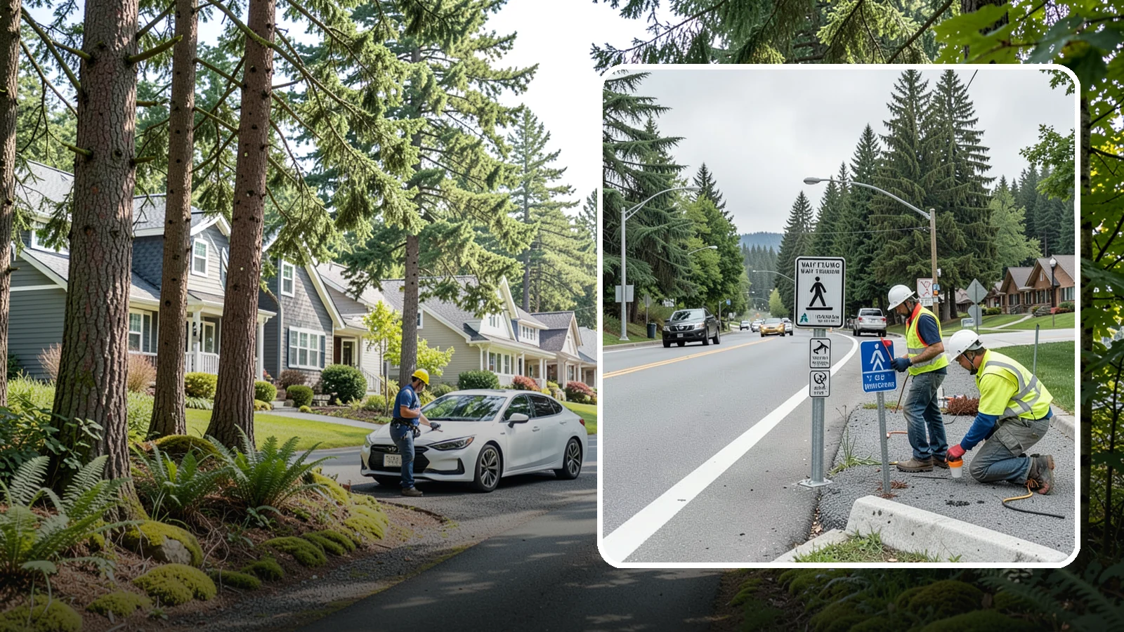 Wayfinding Signs in Normandy Park, King County, WA - We install pedestrian and vehicular wayfinding signage that guides visitors to civic destinations and districts.