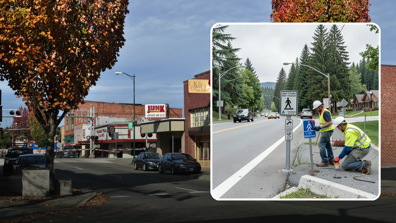 Wayfinding Signs in Puyallup, Pierce County, WA - We install pedestrian and vehicular wayfinding signage that guides visitors to civic destinations and districts.