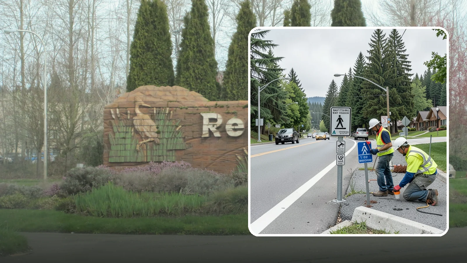 Wayfinding Signs in Renton, King County, WA - We install pedestrian and vehicular wayfinding signage that guides visitors to civic destinations and districts.