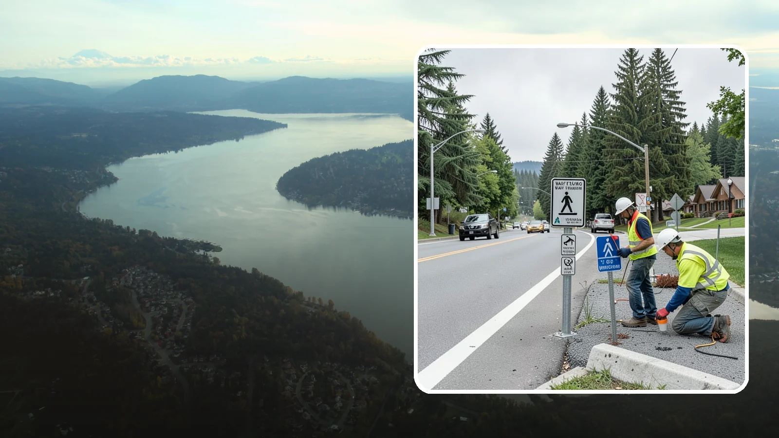 Wayfinding Signs in Sammamish, King County, WA - We install pedestrian and vehicular wayfinding signage that guides visitors to civic destinations and districts.