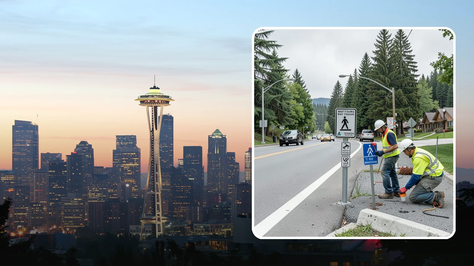 Wayfinding Signs in Seattle, King County, WA - We install pedestrian and vehicular wayfinding signage that guides visitors to civic destinations and districts.