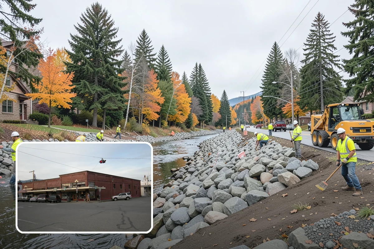 Wayfinding Signs in Sedro-Woolley, Skagit County, WA - Improves visitor navigation to civic and commercial destinations