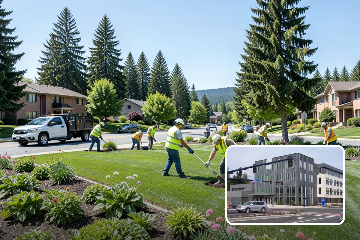 Wayfinding Signs in Shoreline, King County, WA - Improves visitor navigation to civic and commercial destinations
