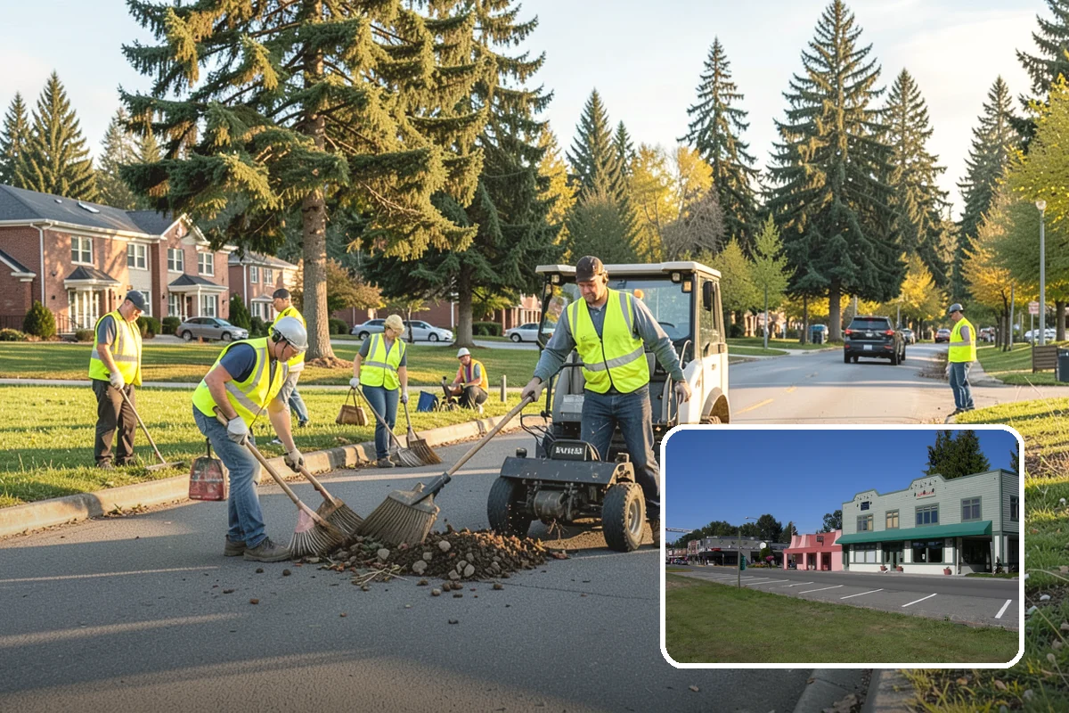Wayfinding Signs in Snoqualmie, King County, WA - Improves visitor navigation to civic and commercial destinations