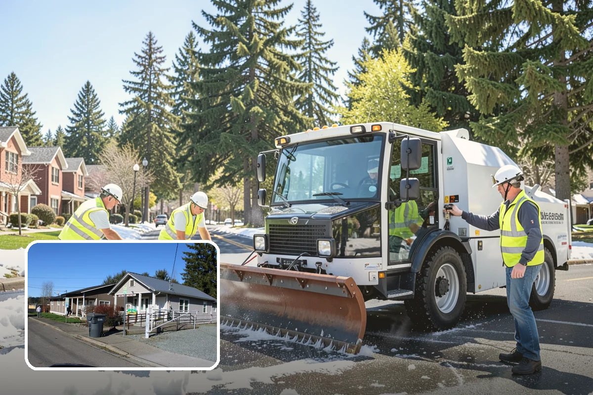 Wayfinding Signs in South Prairie, Pierce County, WA - Improves visitor navigation to civic and commercial destinations