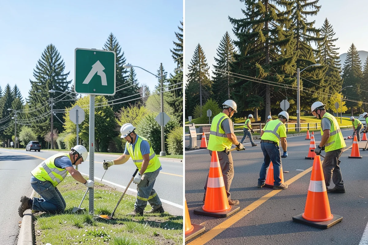 Wayfinding Signs in South Prairie, Pierce County, WA - Review your wayfinding master plan and message schedule