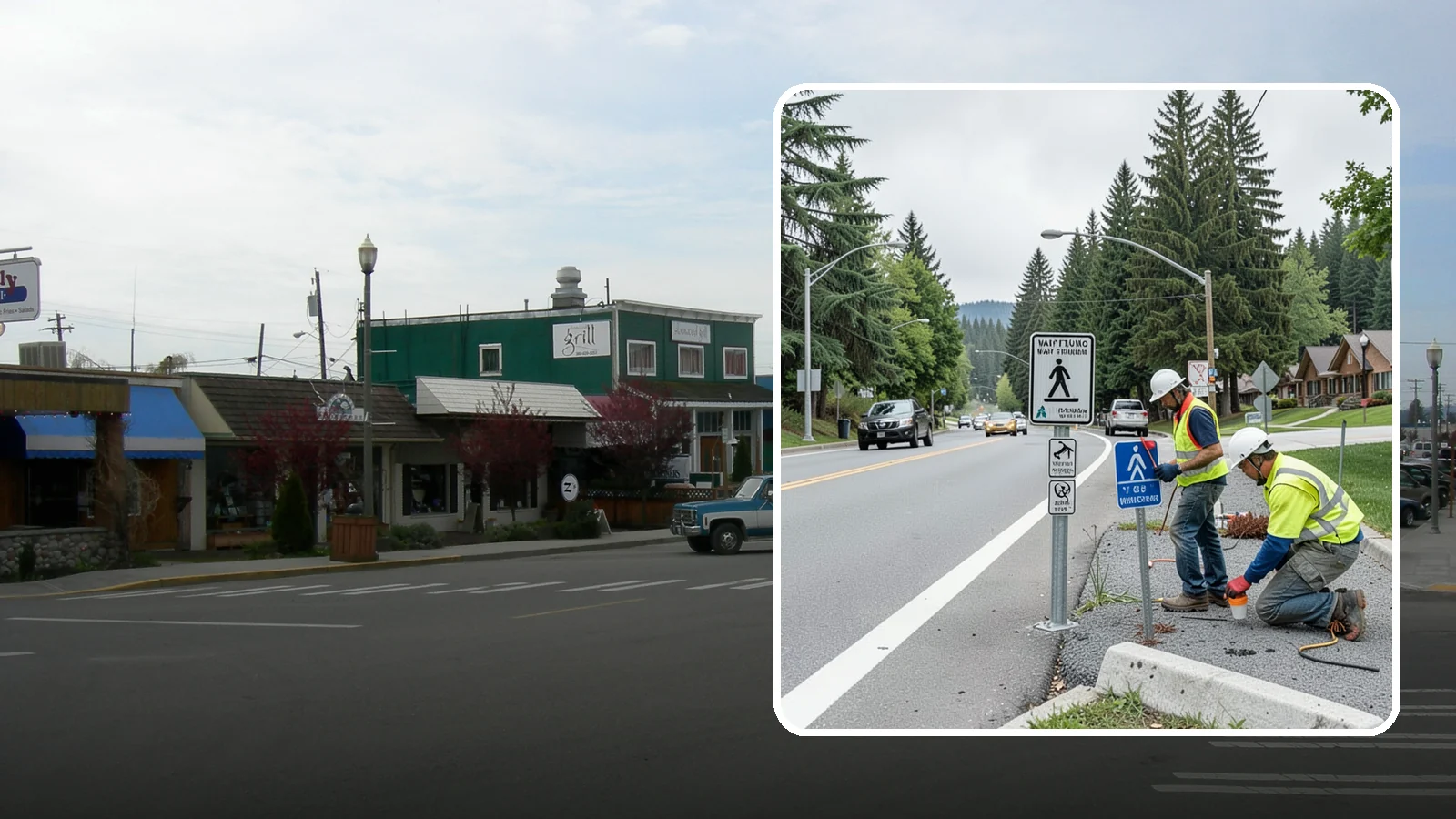 Wayfinding Signs in Stanwood, Snohomish County, WA - We install pedestrian and vehicular wayfinding signage that guides visitors to civic destinations and districts.