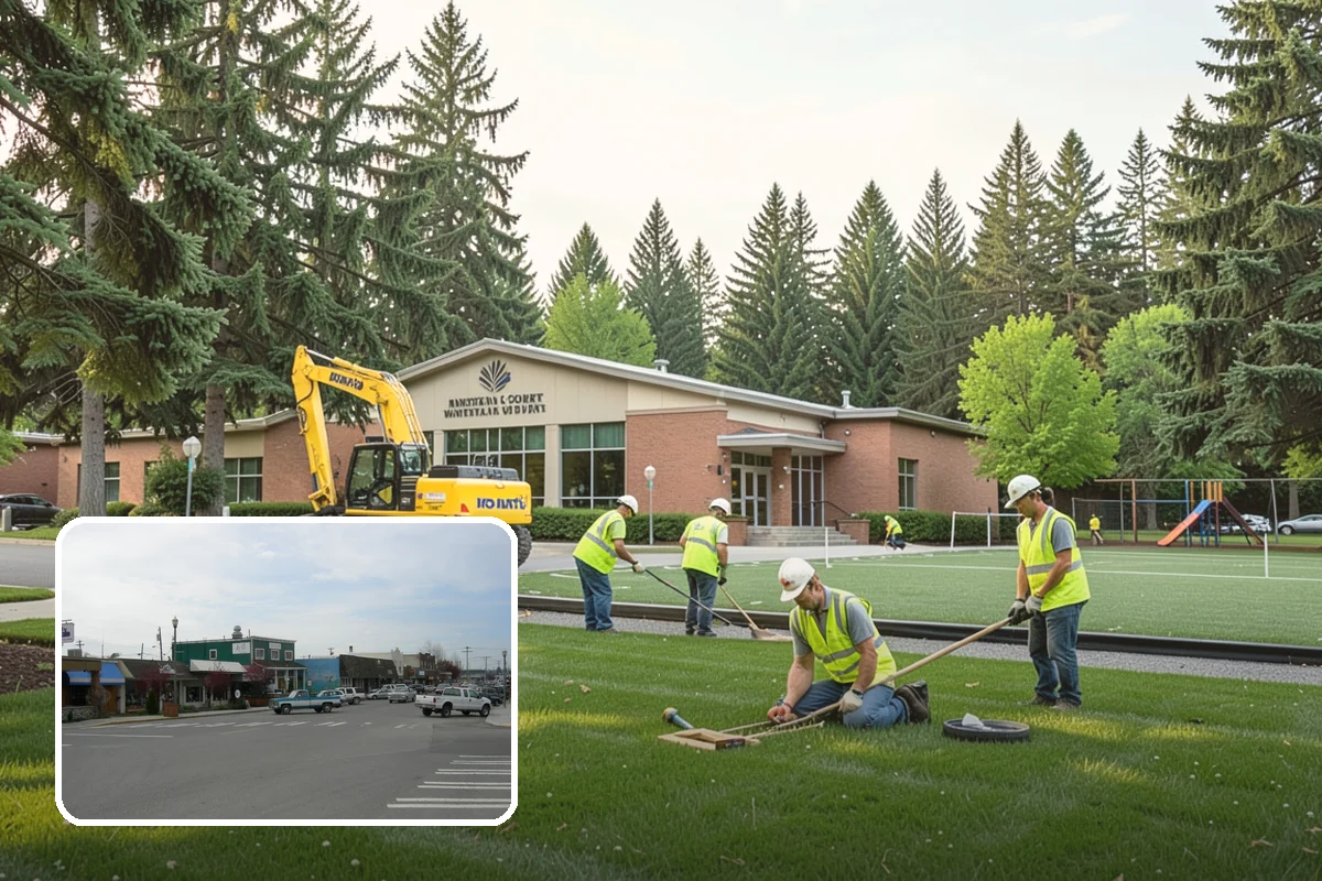 Wayfinding Signs in Stanwood, Snohomish County, WA - Improves visitor navigation to civic and commercial destinations