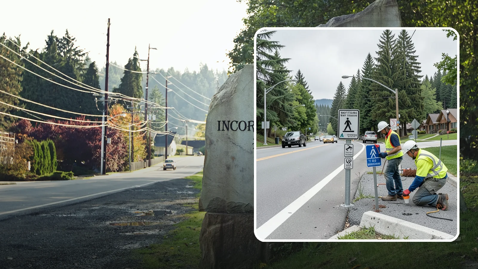 Wayfinding Signs in Wilkeson, Pierce County, WA - We install pedestrian and vehicular wayfinding signage that guides visitors to civic destinations and districts.