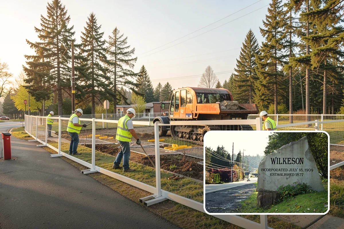 Wayfinding Signs in Wilkeson, Pierce County, WA - Improves visitor navigation to civic and commercial destinations