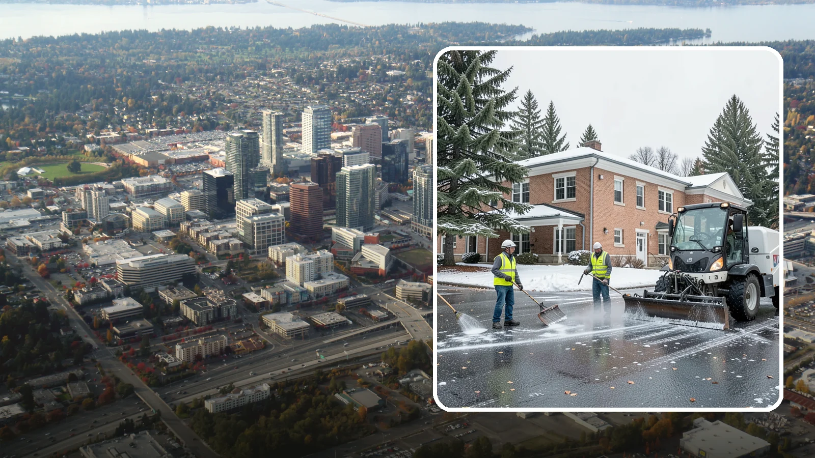 Weatherization Services in Bellevue, King County, WA - Weatherization that seals public buildings against air leakage, moisture, and energy loss.