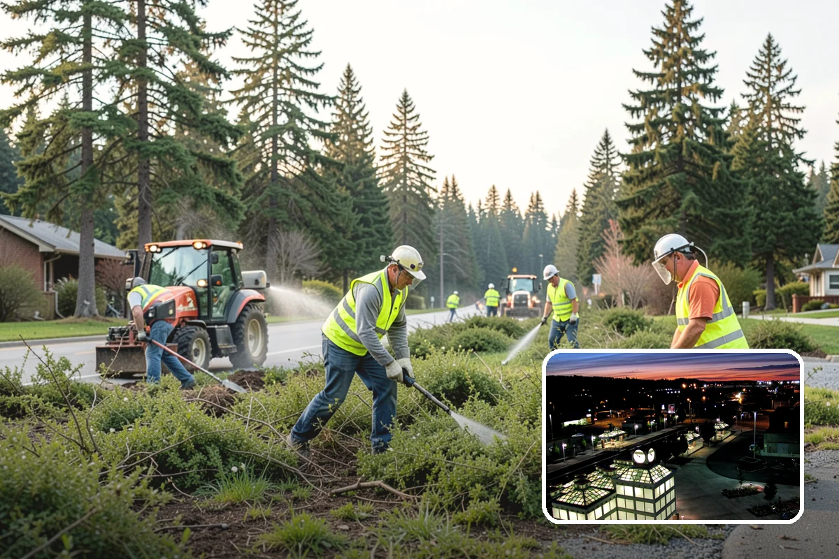Weed Control in Auburn, King County, WA - Cleaner beds, hardscape, and turf with less regrowth
