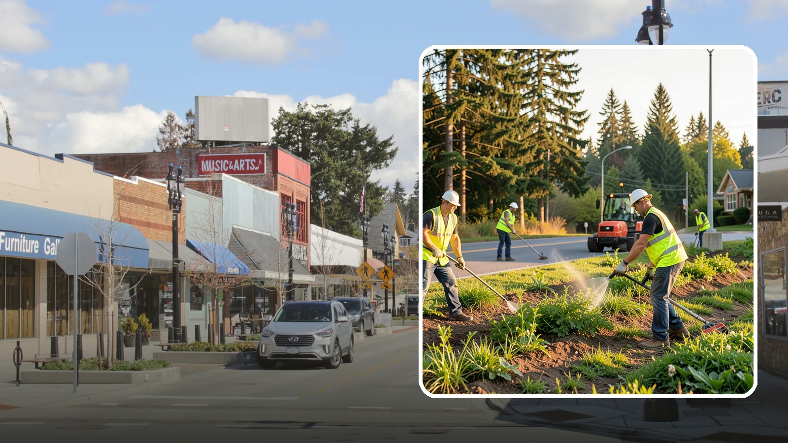 Weed Control in Bothell, King County, WA - Integrated weed management that keeps beds, hardscape, and turf clean while meeting public-safety standards.