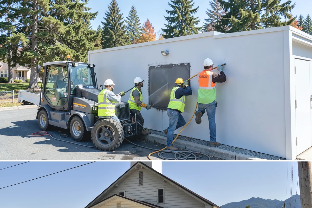 Weed Control in Concrete, Skagit County, WA - Pre-emergent and early treatments work best in late winter and spring, with ongoing mechanical control and spot treatments...