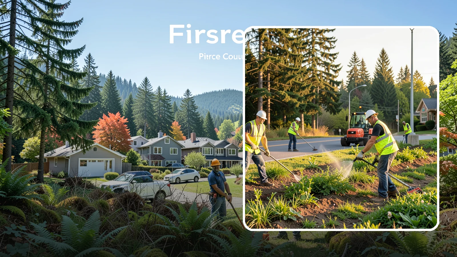 Weed Control in Fircrest, Pierce County, WA - Integrated weed management that keeps beds, hardscape, and turf clean while meeting public-safety standards.