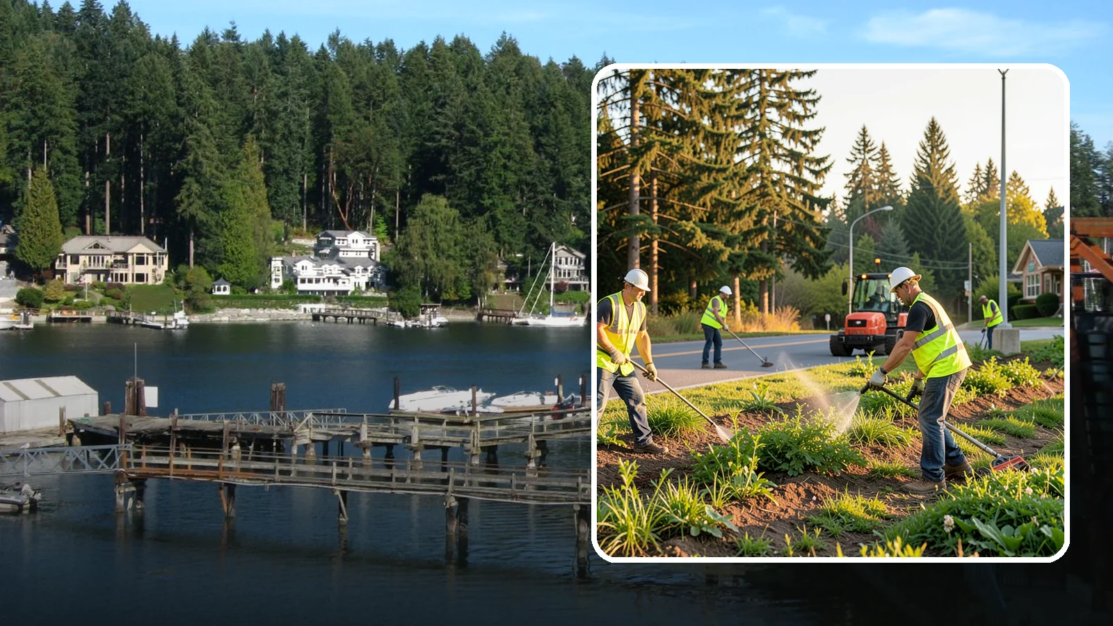 Weed Control in Gig Harbor, Pierce County, WA - Integrated weed management that keeps beds, hardscape, and turf clean while meeting public-safety standards.
