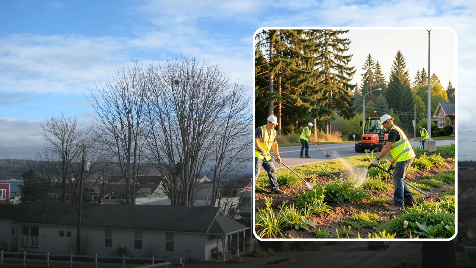 Weed Control in Langley, Island County, WA - Integrated weed management that keeps beds, hardscape, and turf clean while meeting public-safety standards.