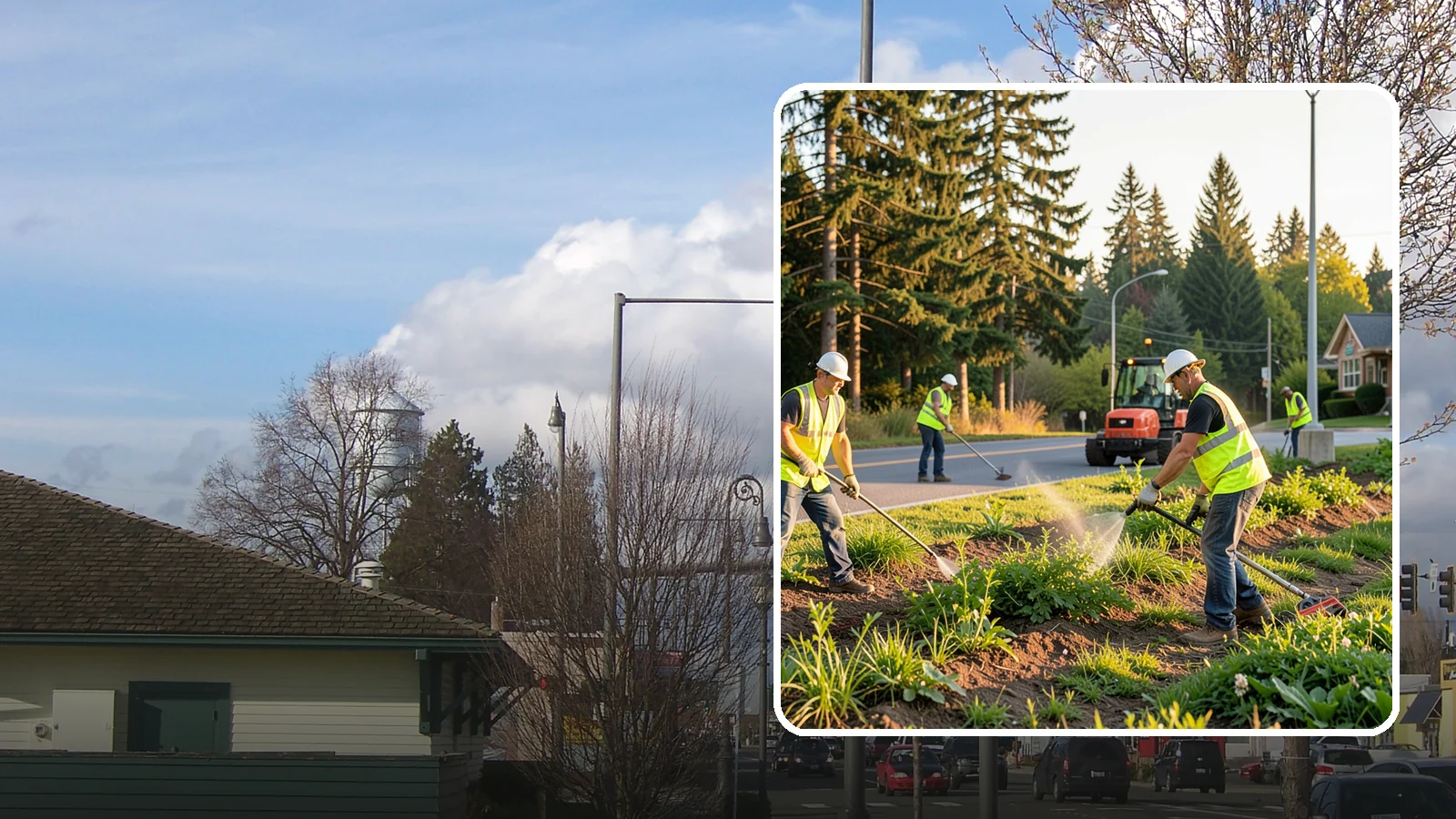 Weed Control in Marysville, Snohomish County, WA - Integrated weed management that keeps beds, hardscape, and turf clean while meeting public-safety standards.