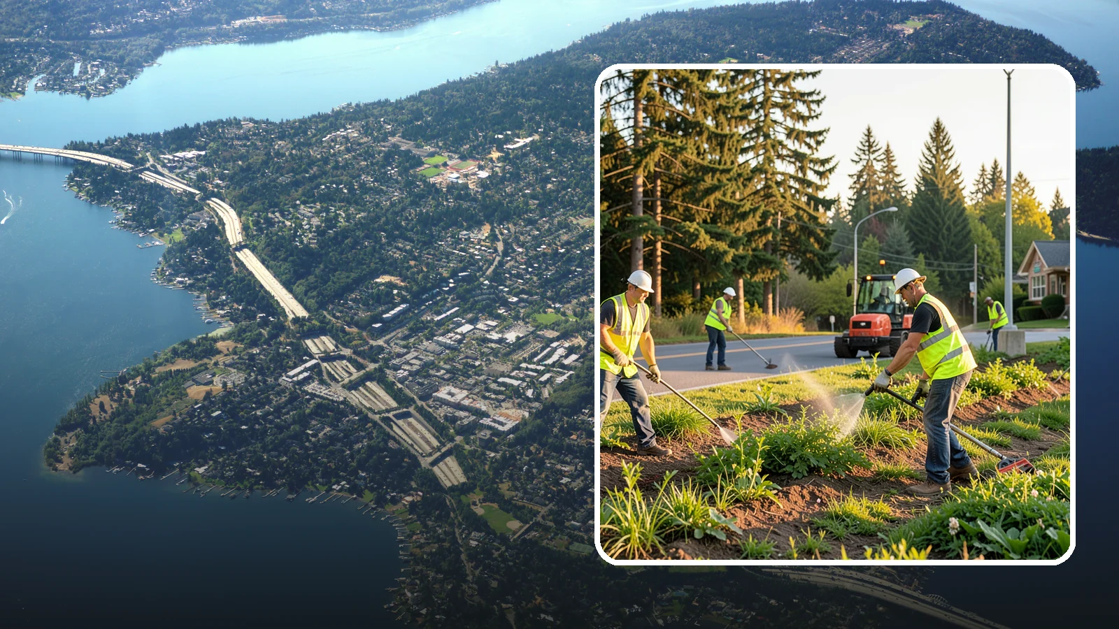 Weed Control in Mercer Island, King County, WA - Integrated weed management that keeps beds, hardscape, and turf clean while meeting public-safety standards.