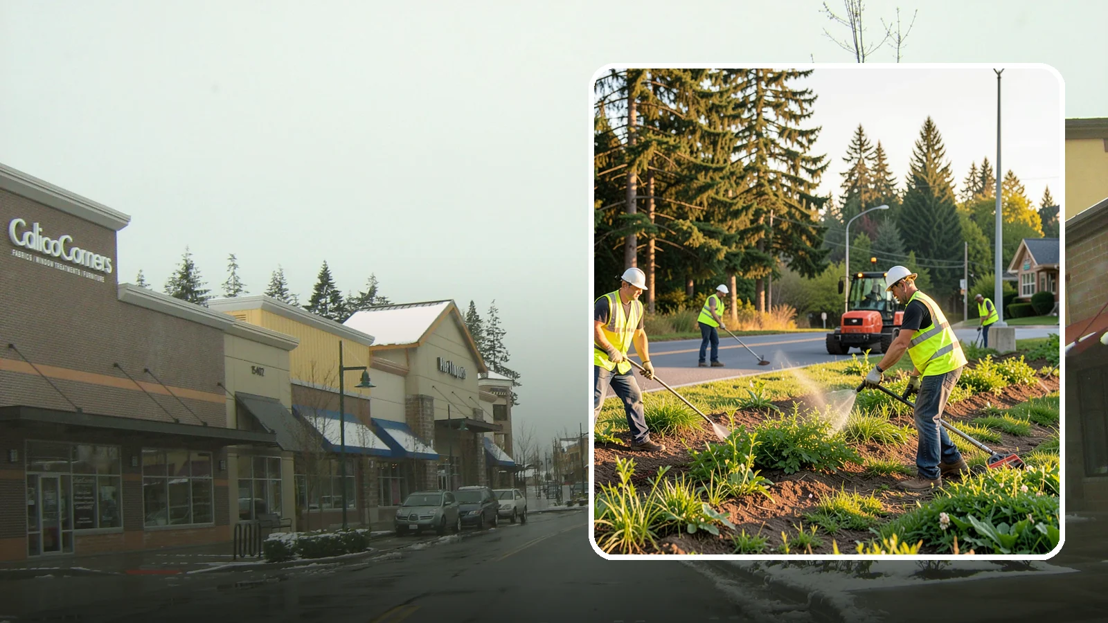 Weed Control in Mill Creek, Snohomish County, WA - Integrated weed management that keeps beds, hardscape, and turf clean while meeting public-safety standards.